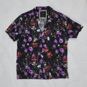 Cactus Man Ricky Singh Short Sleeve Floral button-down shirt